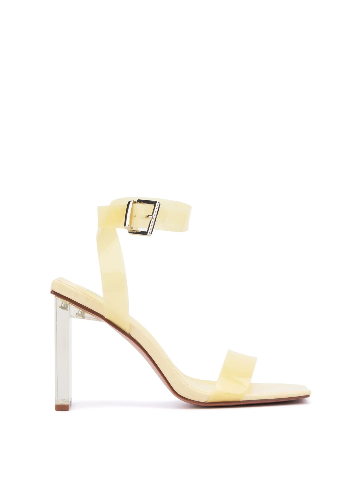 Lucite Single-Band Heel