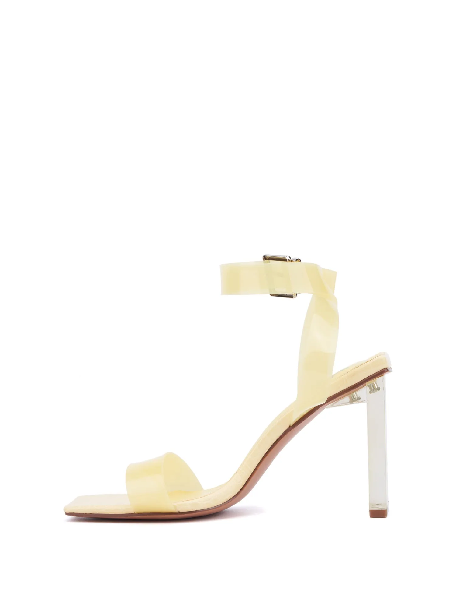 Lucite Single-Band Heel
