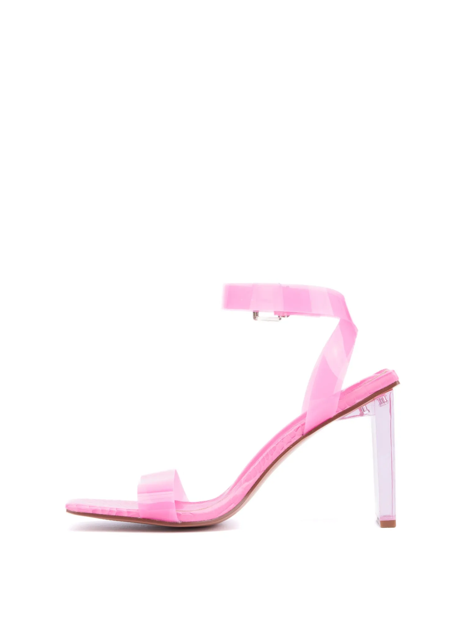 Lucite Single-Band Heel