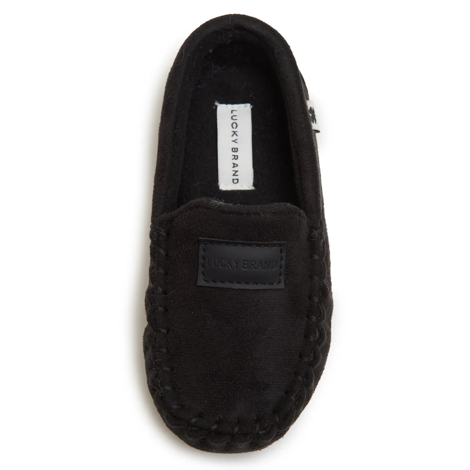 Lucky Brand Boy's Micro-Suede Moccasin Loafer Slippers