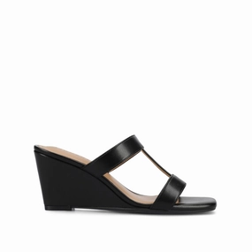 Elastic Strap CLODIE WEDGE SANDALS