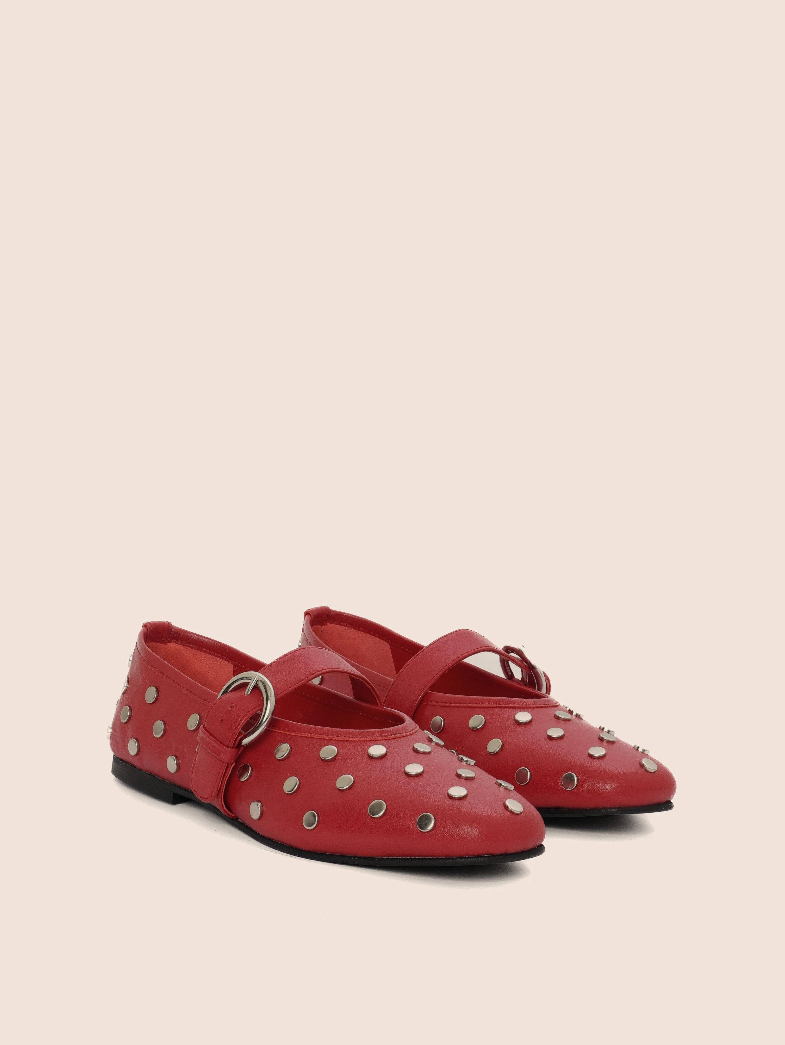 Aveiro Cherry Stud Ballerina Comfort Upper