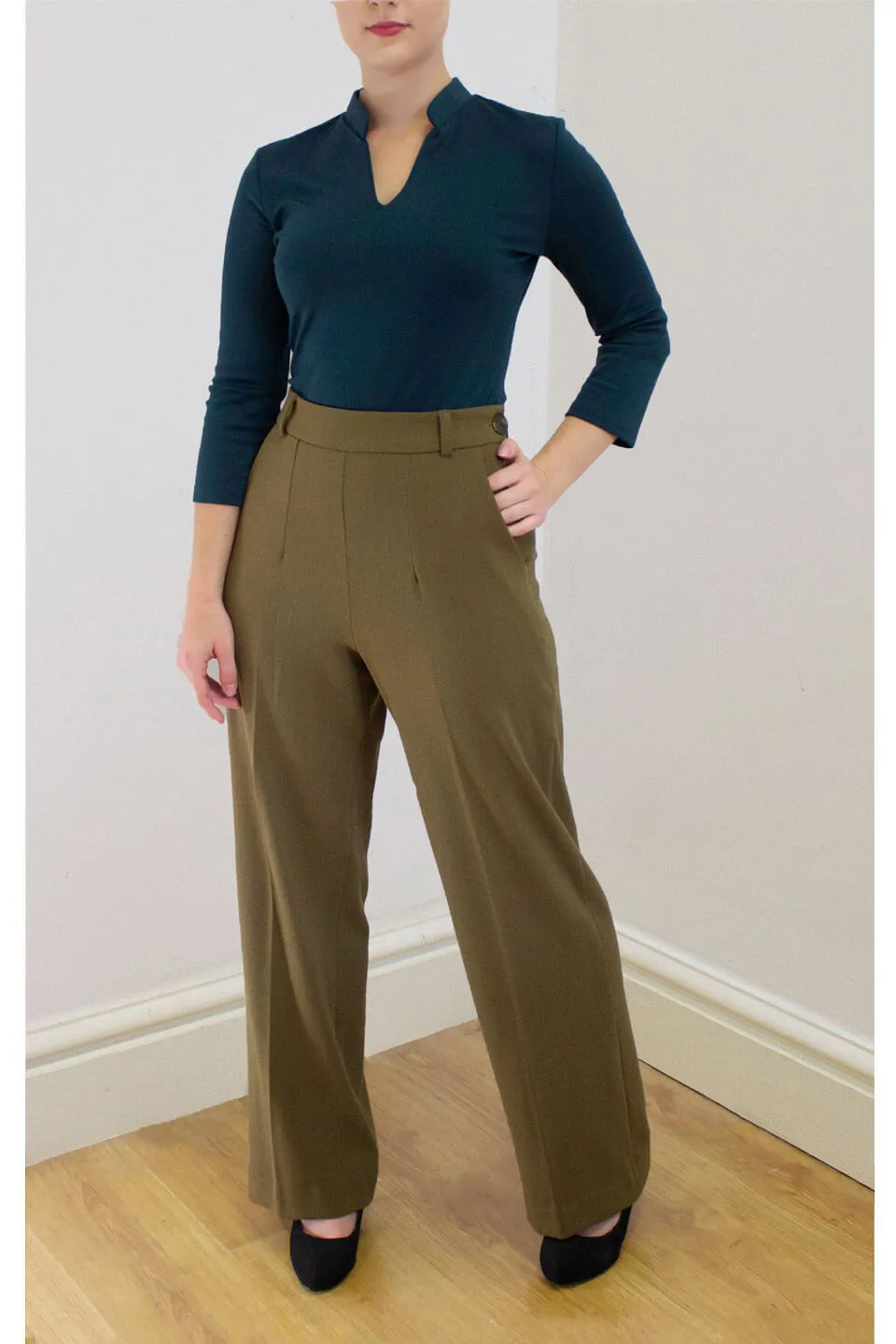 Maggie Top in Teal