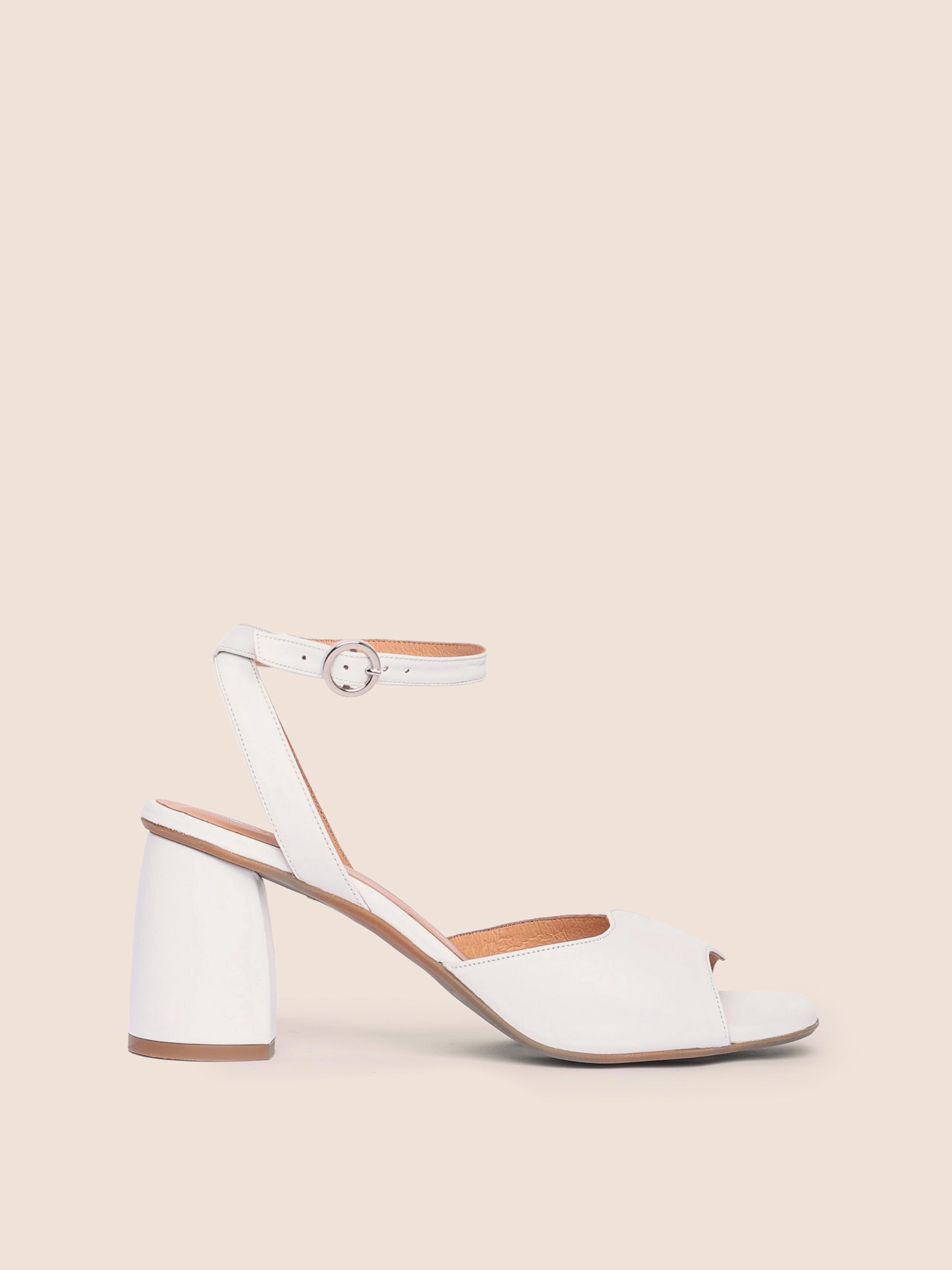 Malaga White Heel Photo Spark Luxe Touch