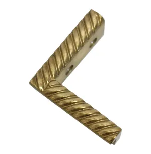 Manitoba Solid Brass Table Corner