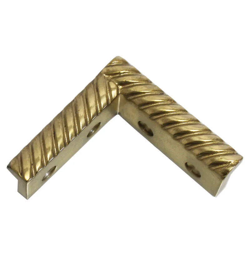 Manitoba Solid Brass Table Corner