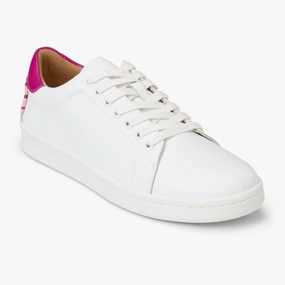 Adjustable Straps Marina Leather Low Top Sneaker