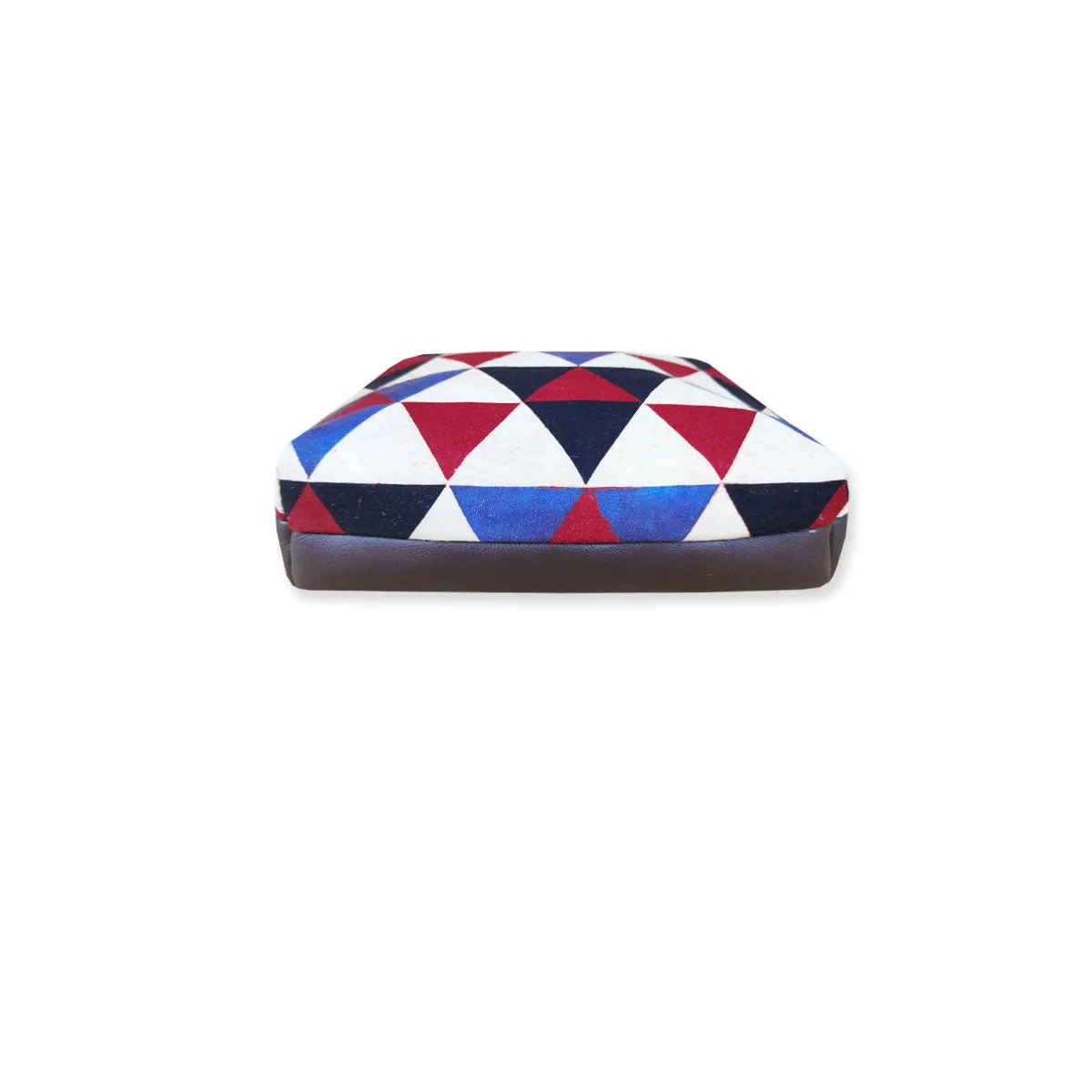 Maroon Triangles Sling Bag