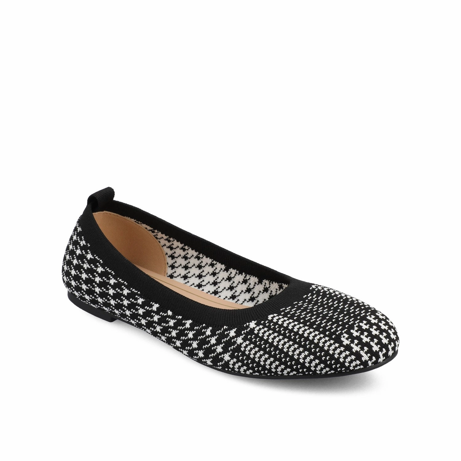 MARYANN KNIT FABRIC BALLET FLATS Classic Detail Light Lane