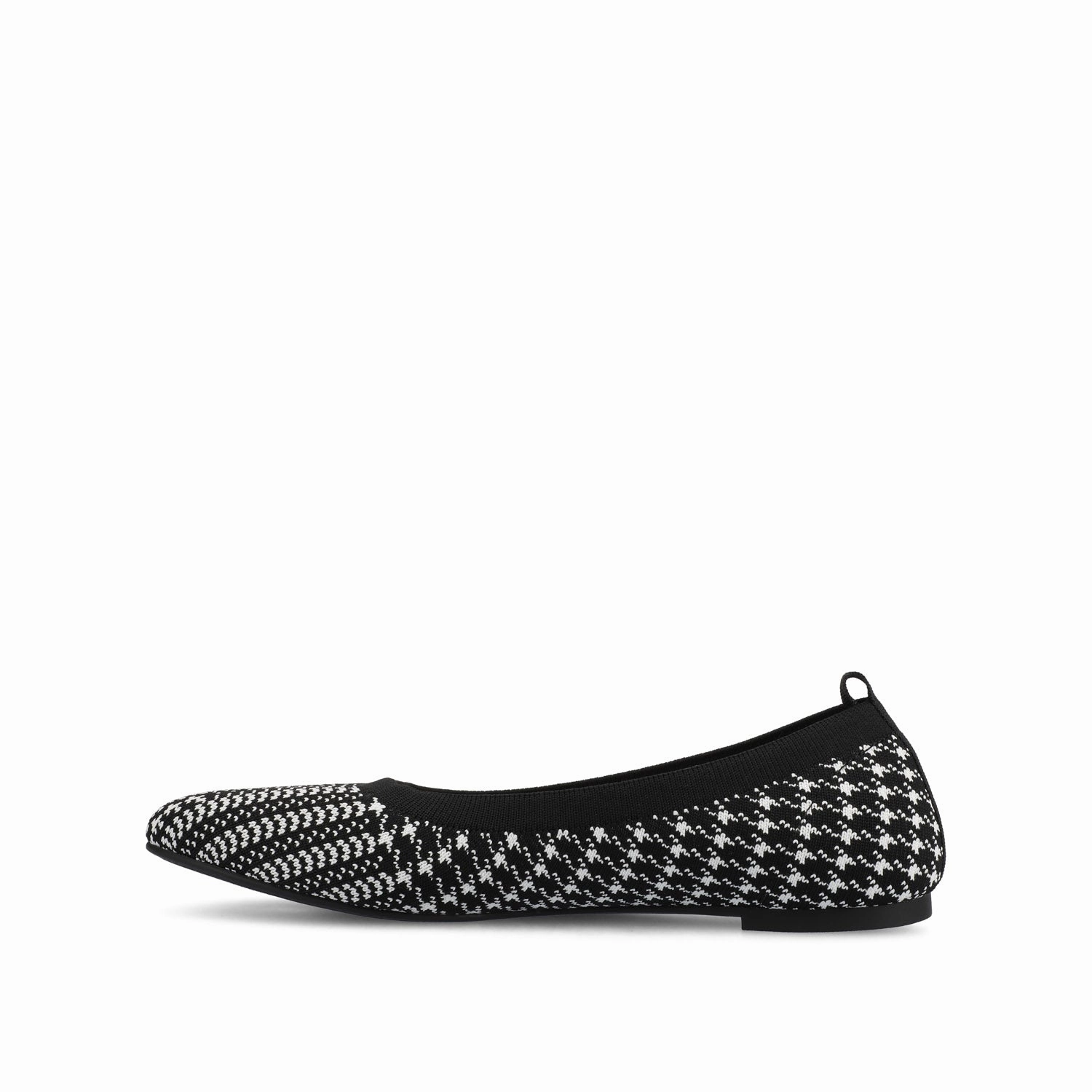 MARYANN KNIT FABRIC BALLET FLATS Classic Detail Waxed Finish