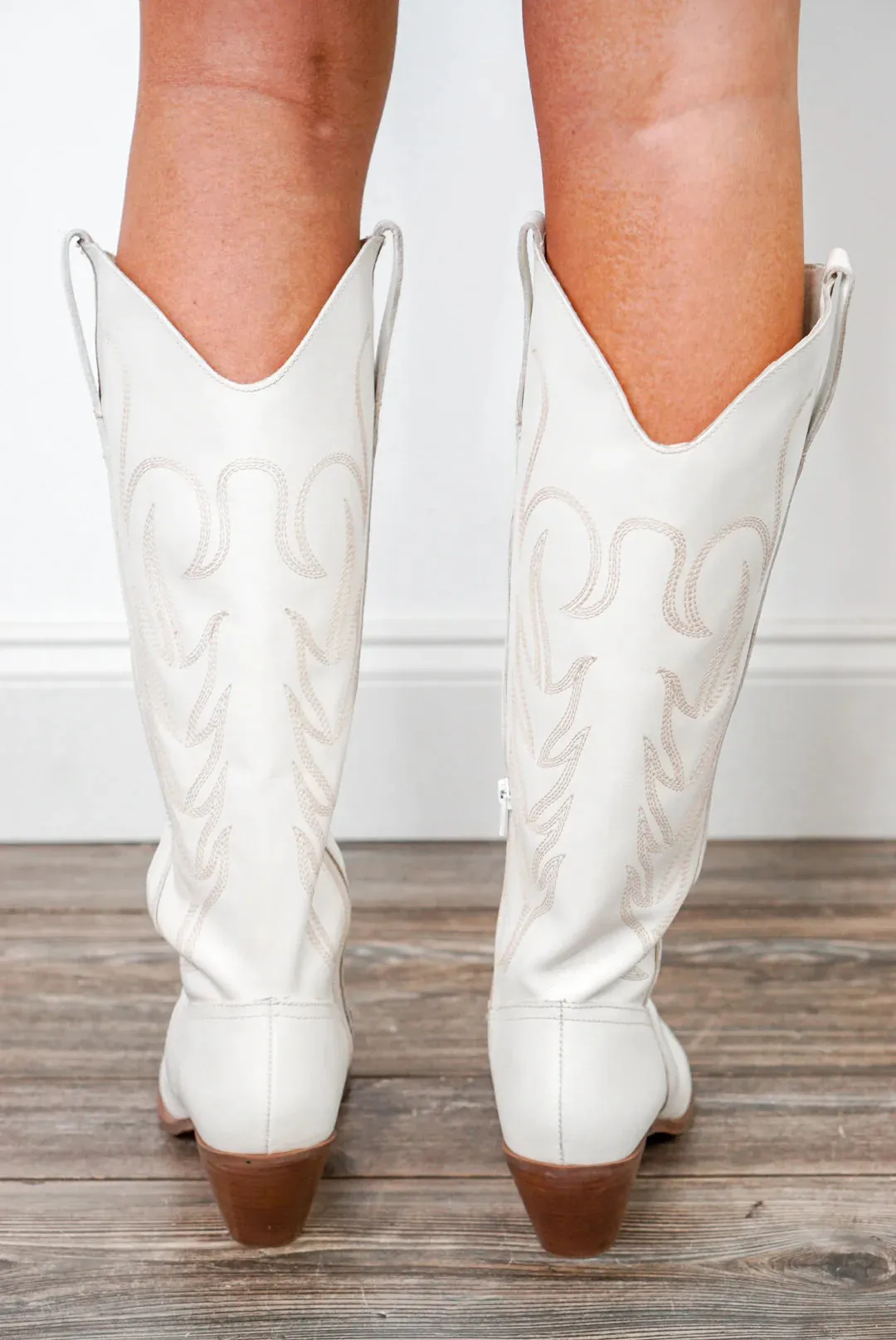 Matisse Agency Ivory Western Boots