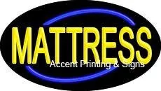 Mattress Flashing Handcrafted Real GlassTube Neon Sign