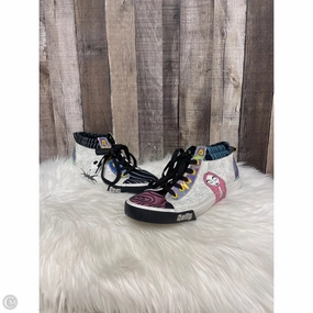 Traction Enhanced Pattern Elastic Bands Shoes Sneakers By Cme In Multi-colored, Size: 11