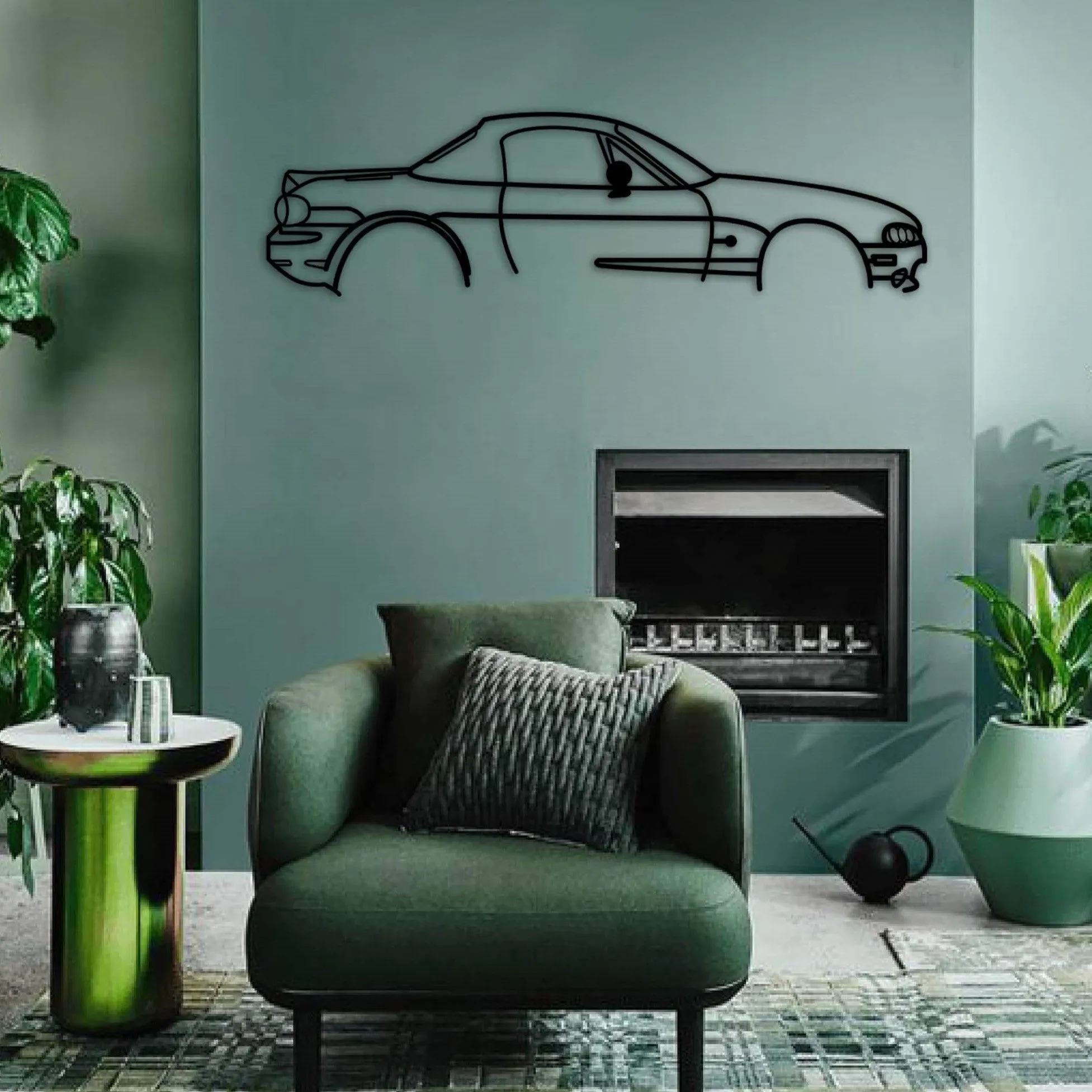 Mazda MK 1 MX 5 Car Silhouette