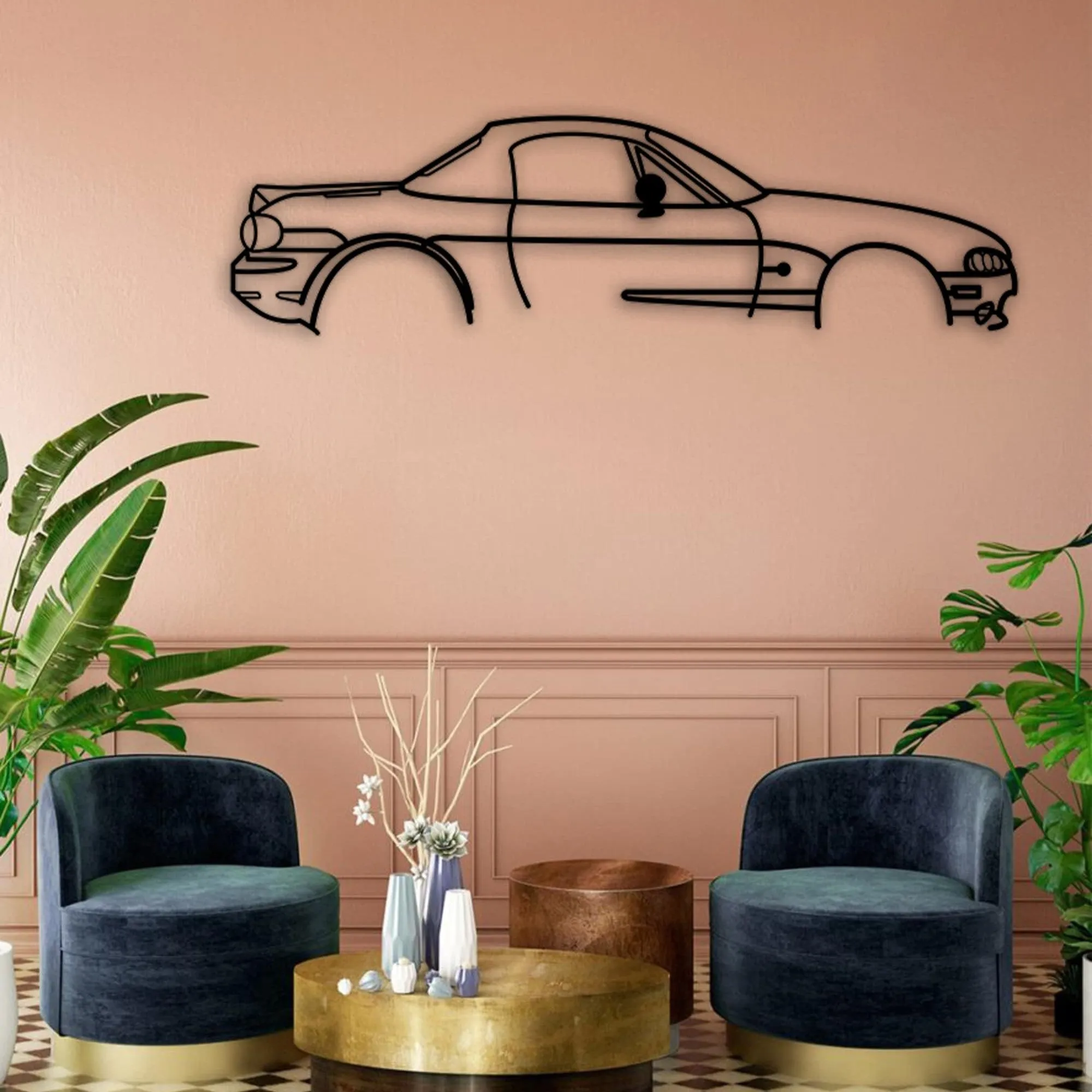 Mazda MK 1 MX 5 Car Silhouette