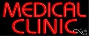 Medical Clinic Handcrafted Real GlassTube Neon Sign