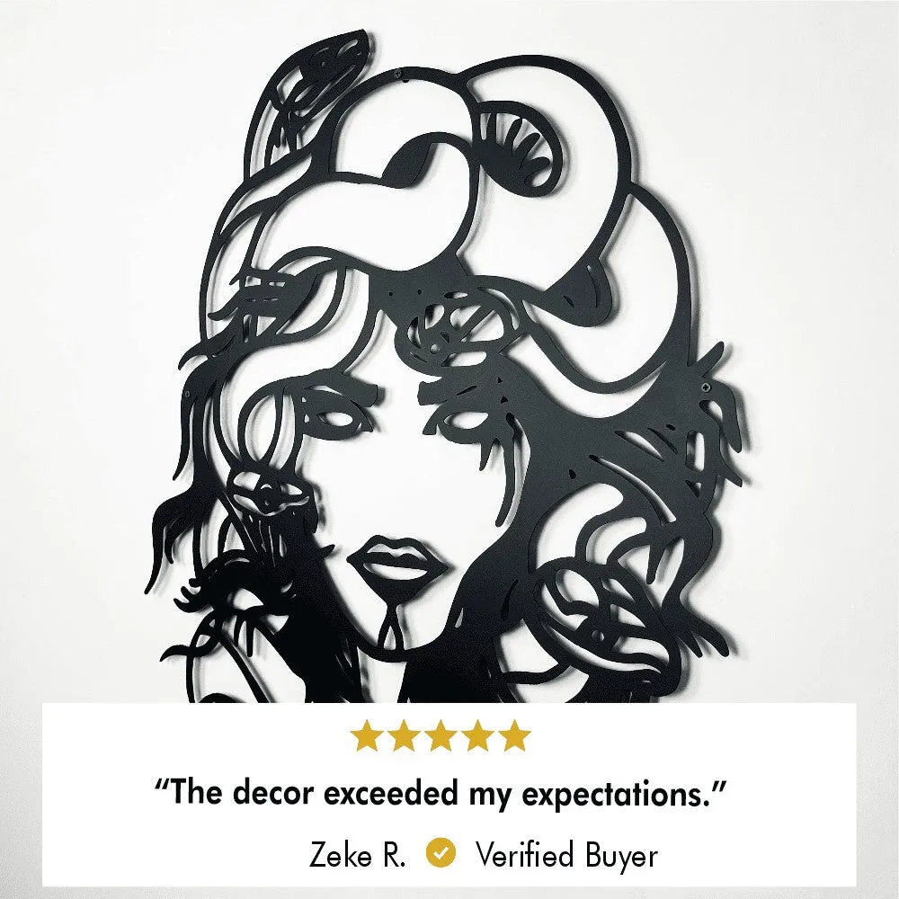 Medusa Metal Wall Art