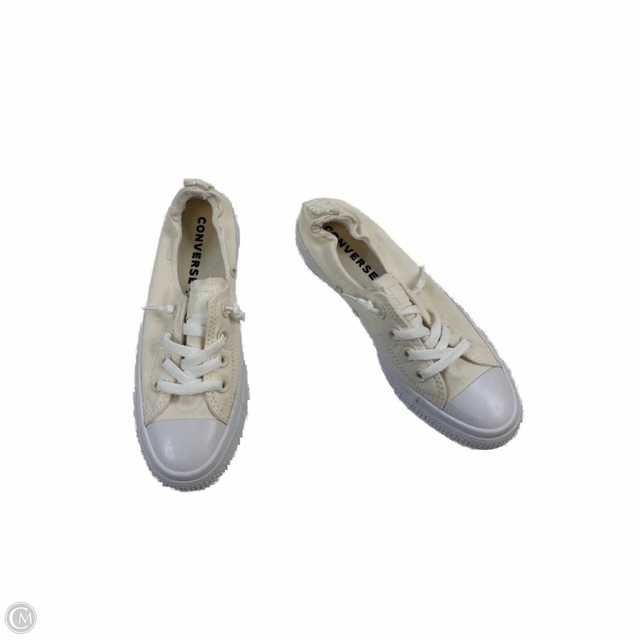 Shoes Sneakers By Converse In Ivory, Size: 7.5 Athletic Sneakers