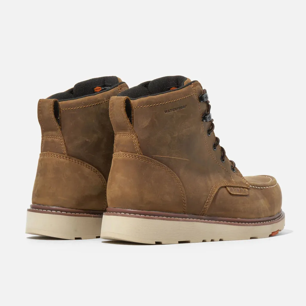 Men's Brunt The Marin (Soft Toe) 6" Waterproof Moc Toe Work Boot