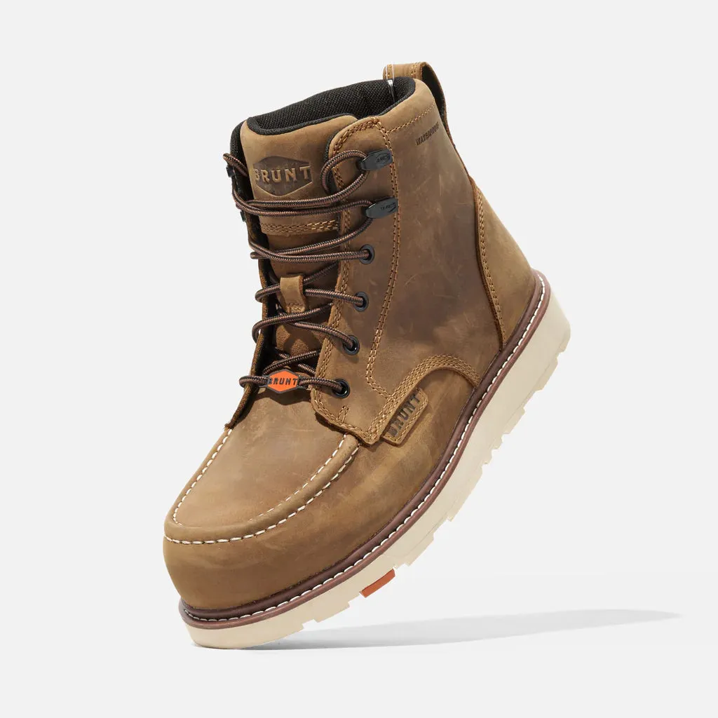 Men's Brunt The Marin (Soft Toe) 6" Waterproof Moc Toe Work Boot