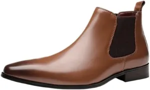 Men's Business Wingtip Lace Up Dress Shoes Men Comfort Hand Stitched Breathable Formal Derby Shoes