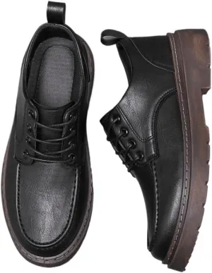 Men's Comfort Hand Stitched Business Formal Derby Shoes with Casual Style Anti-Slip and wear-Resistant Design