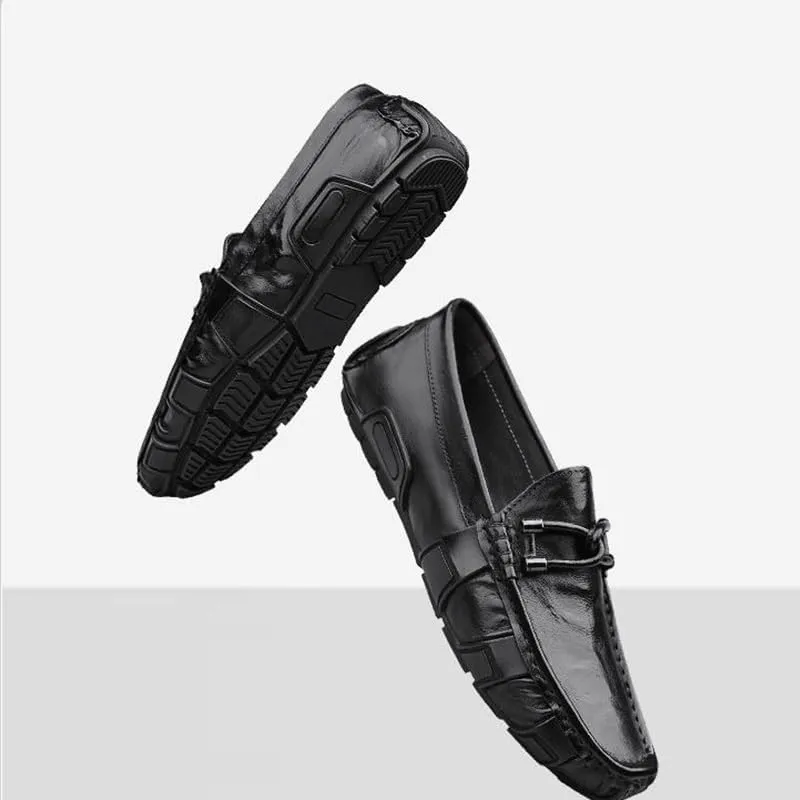 Mens Formal Business Office Derby Shoes Genuine Leather Hand Stitched Dress OxfordsDaily Non-Slip Soft Sole Casual Shoes
