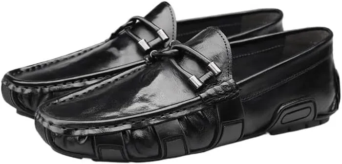 Mens Formal Business Office Derby Shoes Genuine Leather Hand Stitched Dress OxfordsDaily Non-Slip Soft Sole Casual Shoes