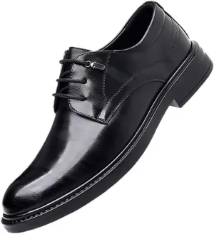 Men's Genuine Leather Hand Stitched Dress Oxfords Formal Business Office Derby Shoes Classic Men