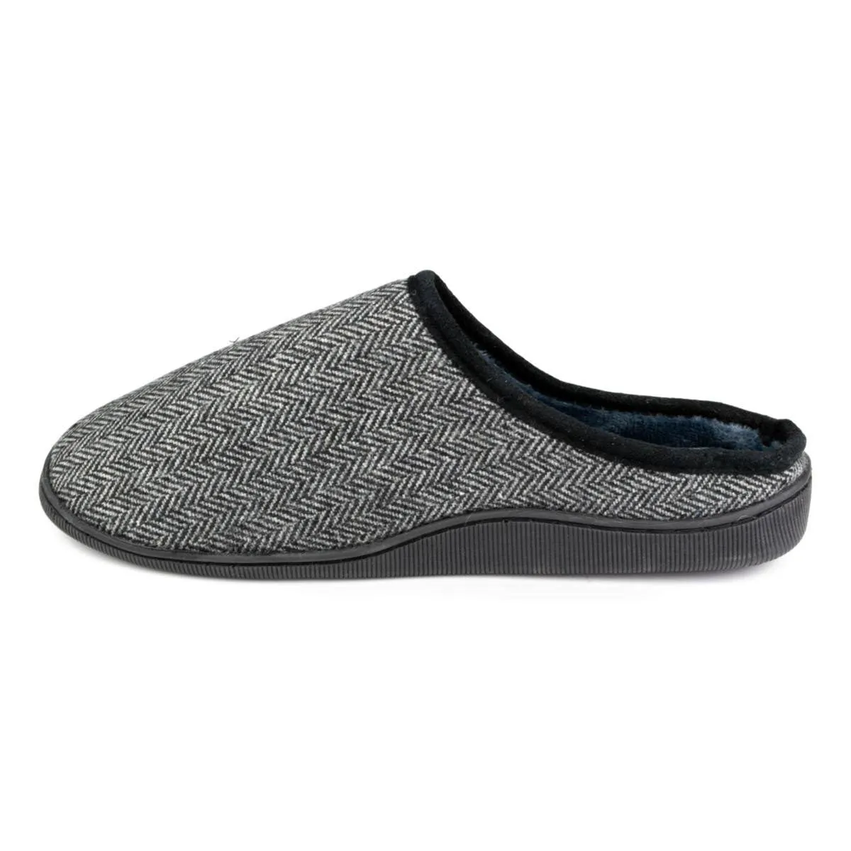 Mens Grey Mule Slipper