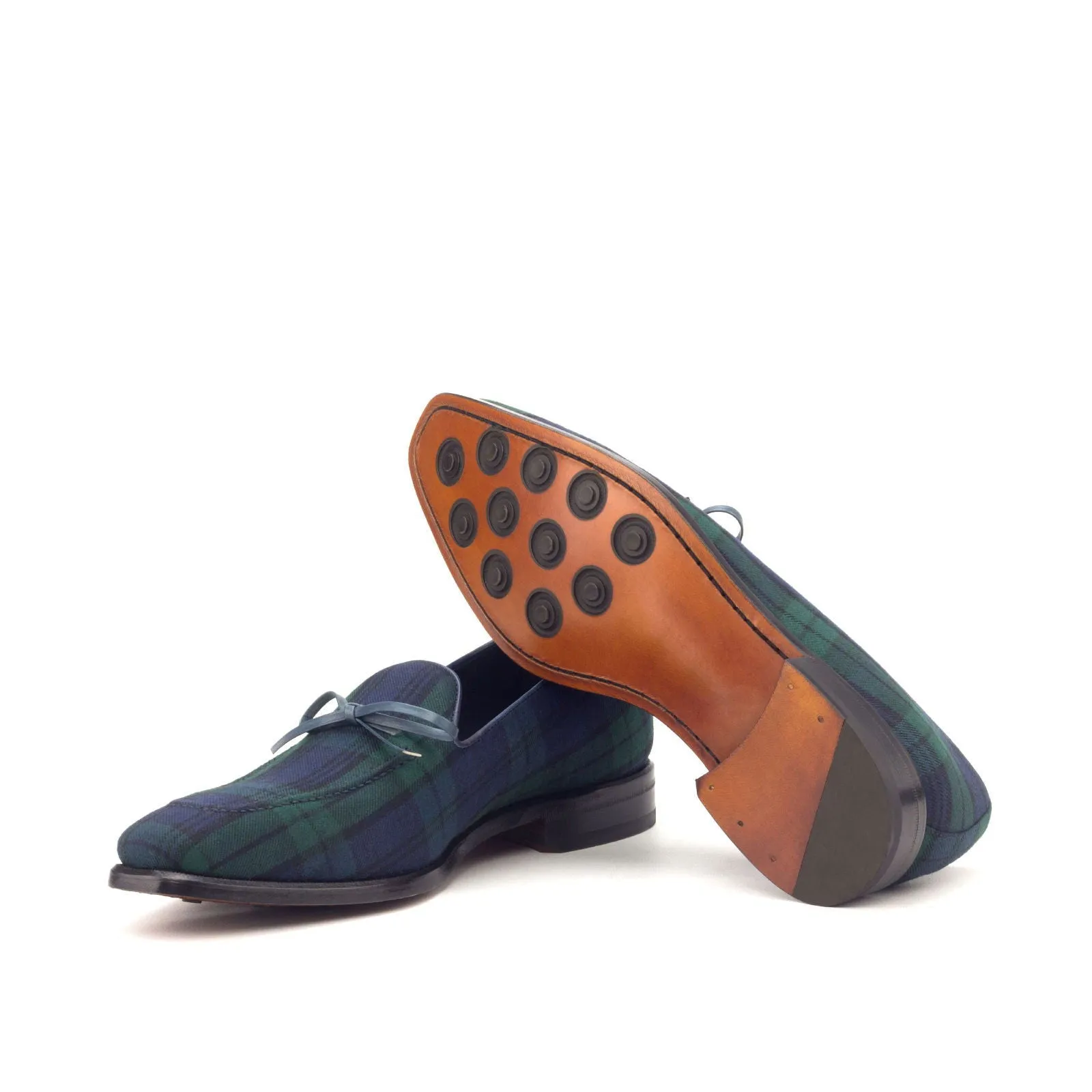 Men's Loafer Leather Shoes Wide Plus Size Green Blue 2957