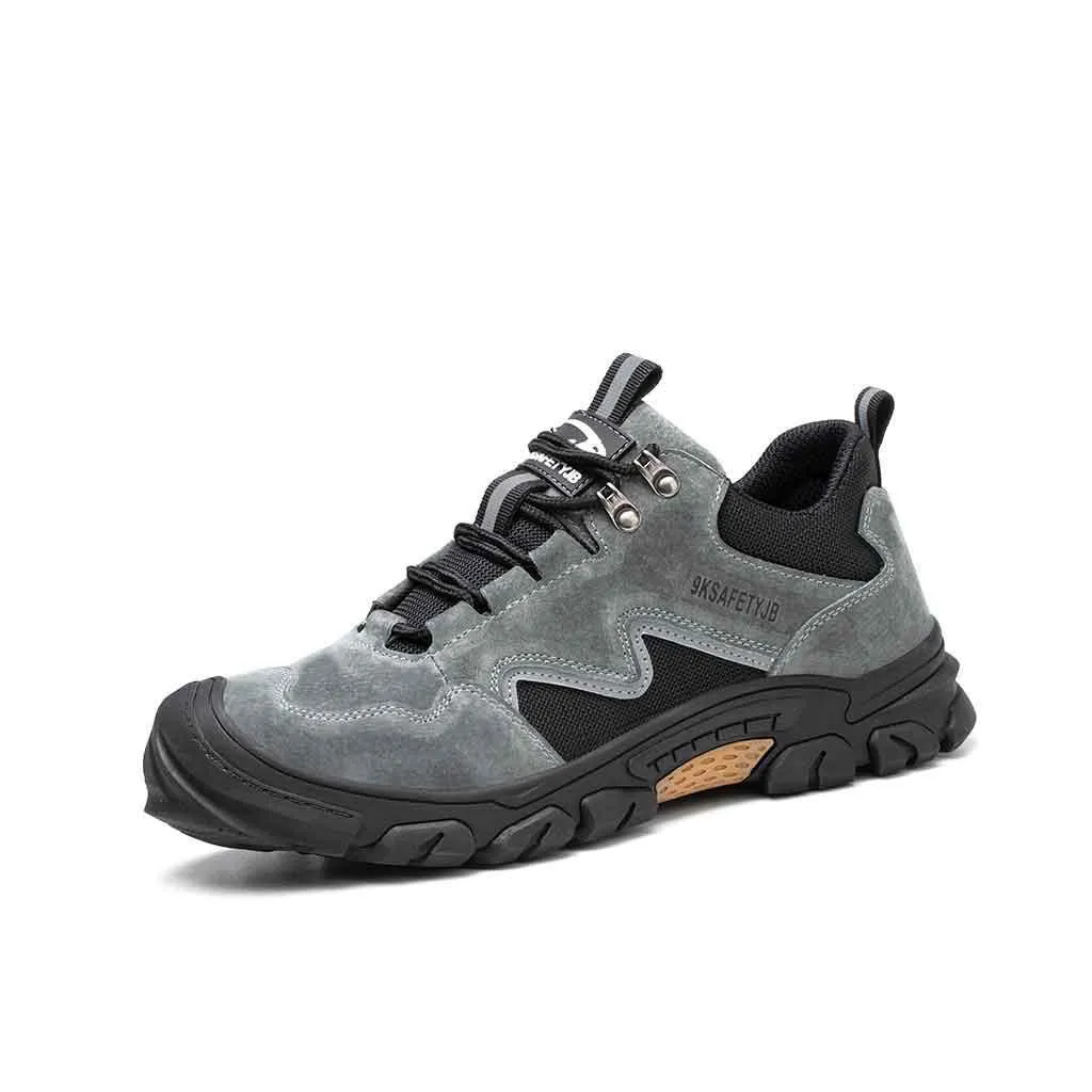 Men's Steel Toe Leather Boots - Slip Resistant | B209