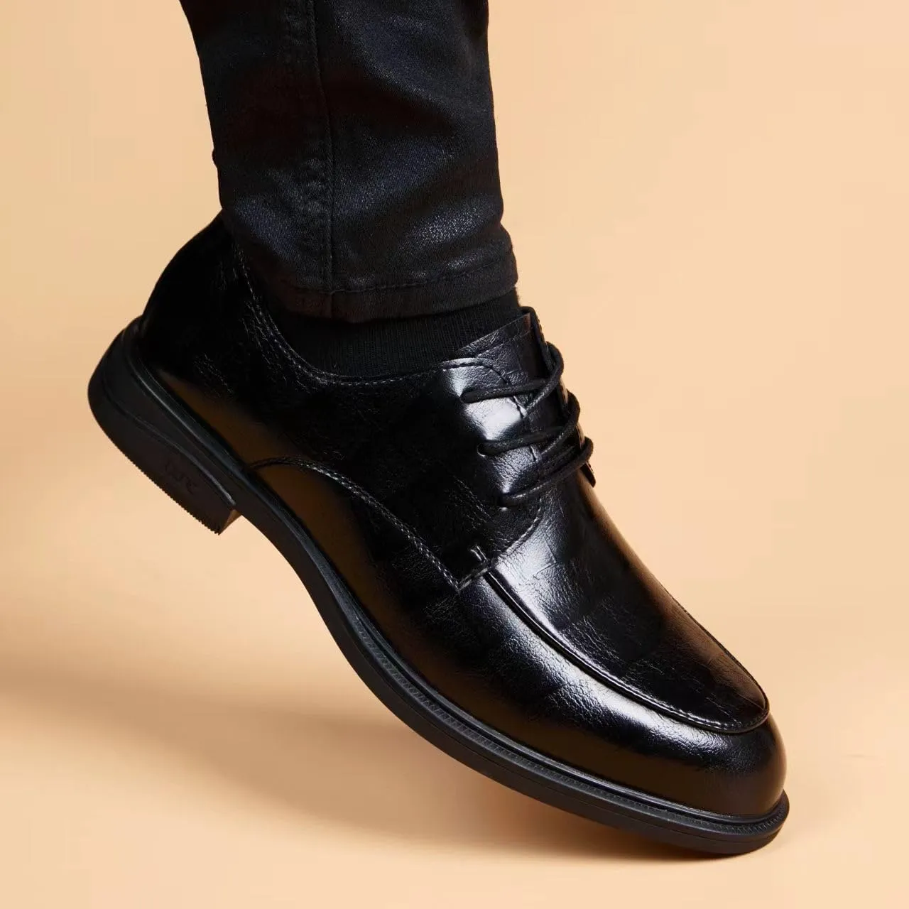 Men's Tuxedo Dress Shoes Men Modern Leather Business Casual Scale Pattern Comfort Formal Shoes Pointed Toe Office Wedding Formal Oxfords for Men