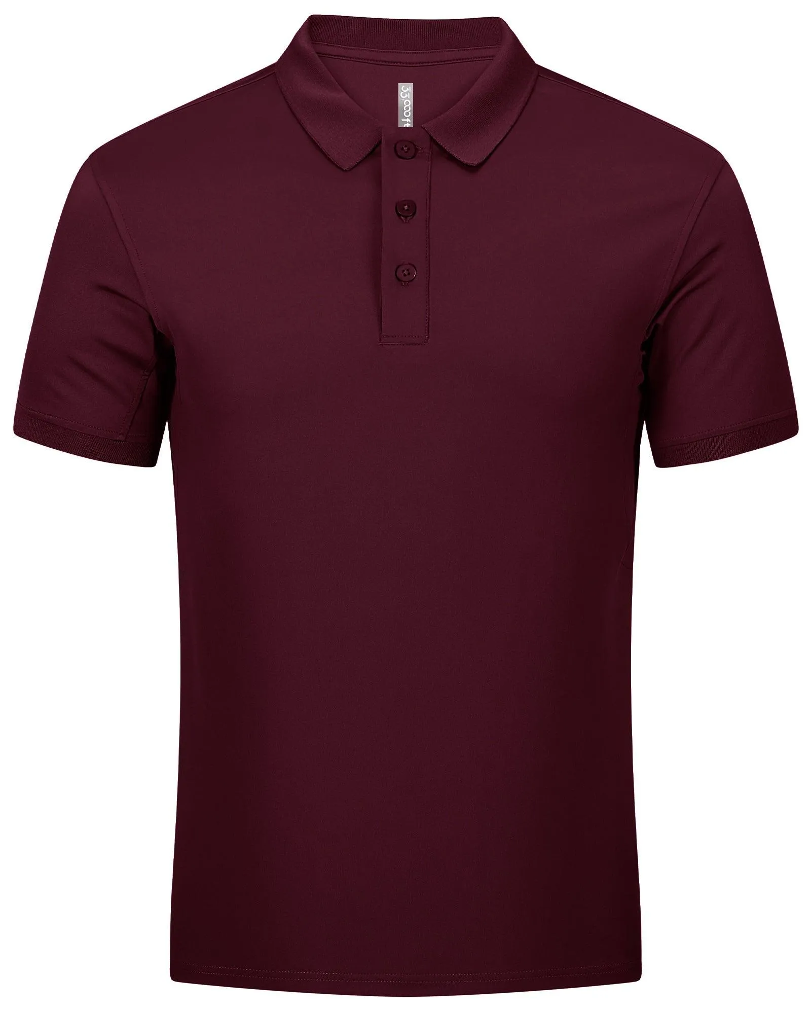 Men's UPF50  Golf Polo Short Sleeve Collared Quick Dry T-Shirt