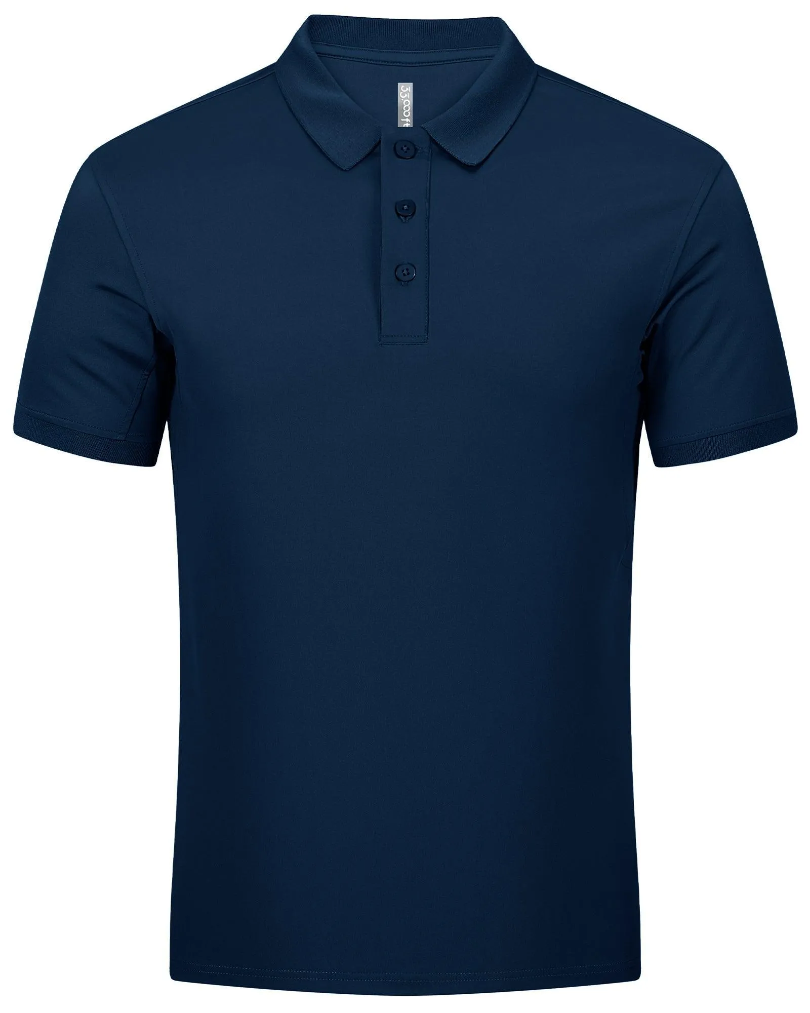 Men's UPF50  Golf Polo Short Sleeve Collared Quick Dry T-Shirt