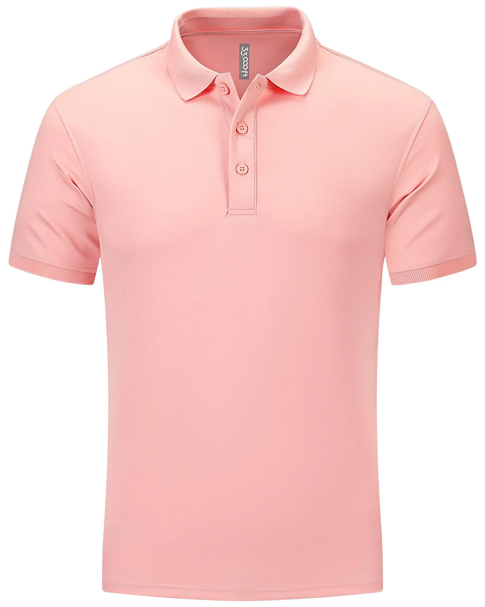 Men's UPF50  Golf Polo Short Sleeve Collared Quick Dry T-Shirt
