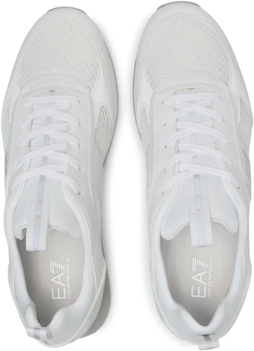 Men's Woven Trainers, White