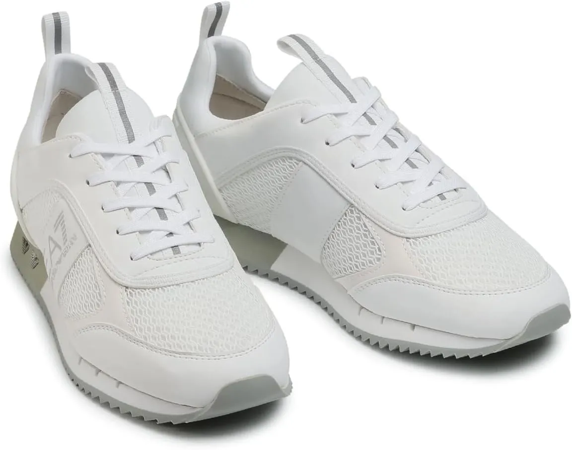 Men's Woven Trainers, White