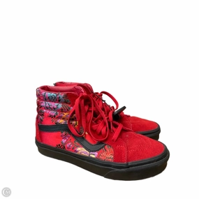 Sport Fusion Shoes Sneakers By Vans In Red, Size: 8