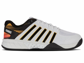 07291-138-W | EXPRESS LIGHT PICKLEBALL-2E | WHITE/DAFFODIL Heel Safe Island Vibe
