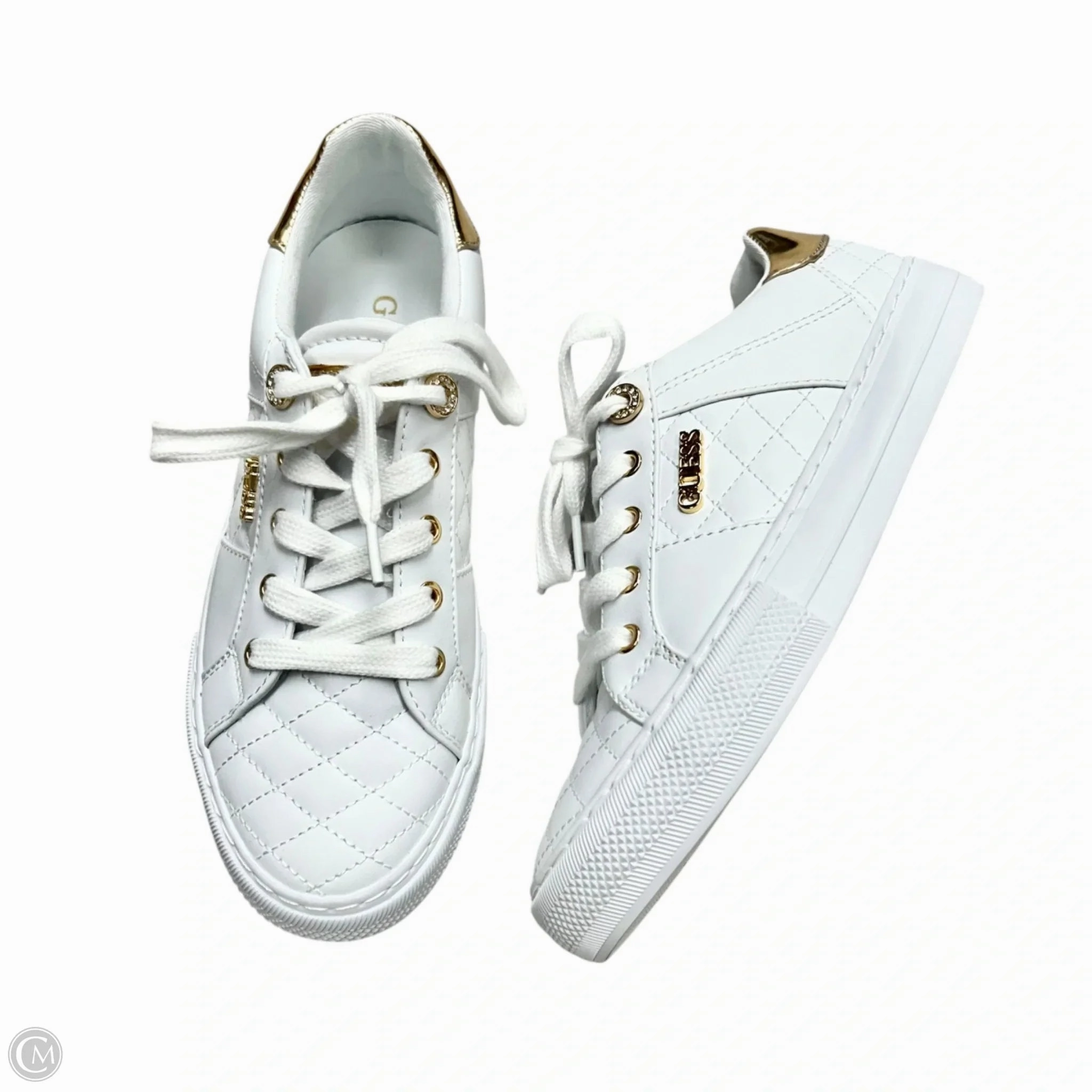 Anti Bacterial Shoes Sneakers By Guess In White, Size: 7