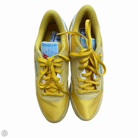 Luxurious Touch Shoes Sneakers By Reebok In Yellow, Size: 8.5