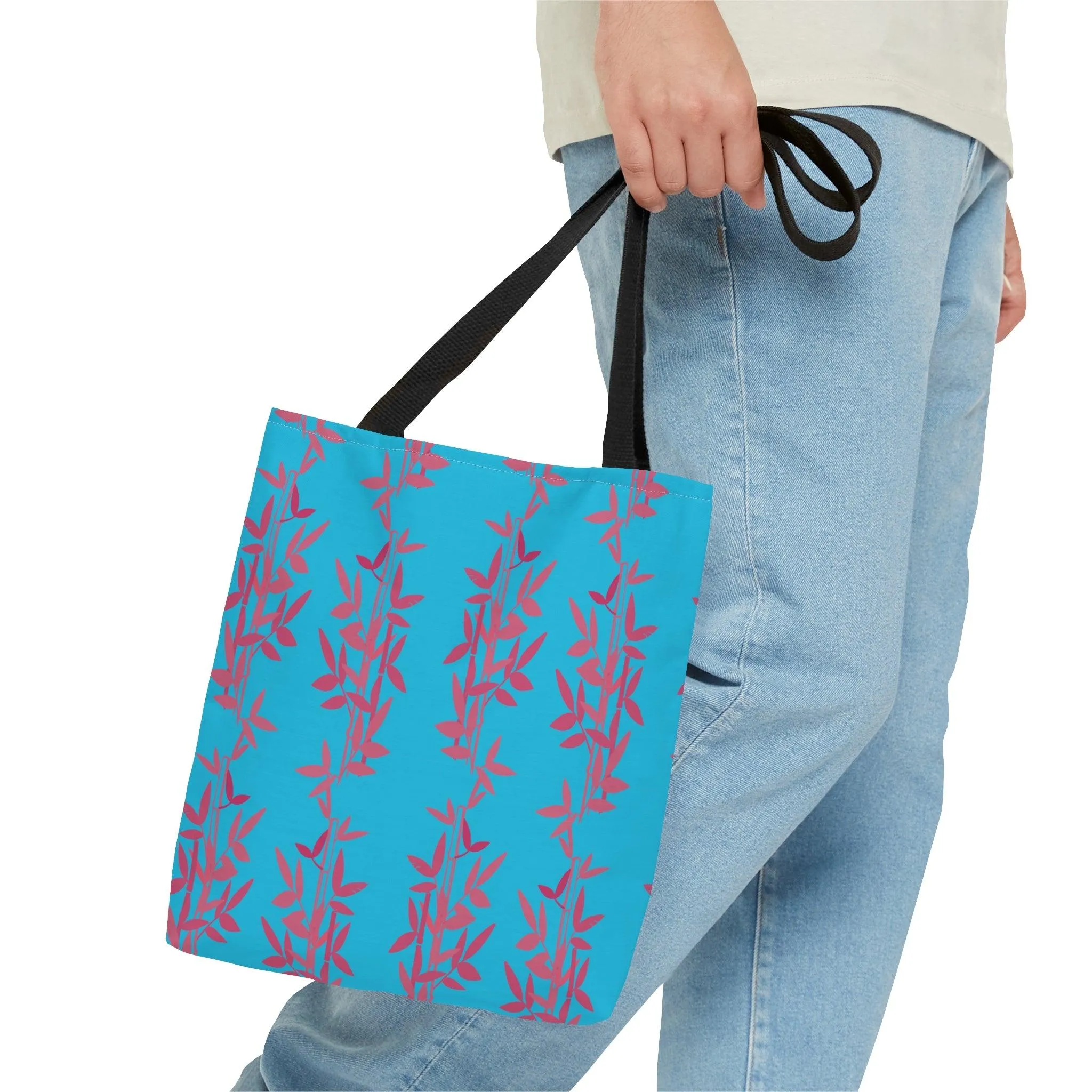 Miniaday Designs Teal Bamboo Tote Bag