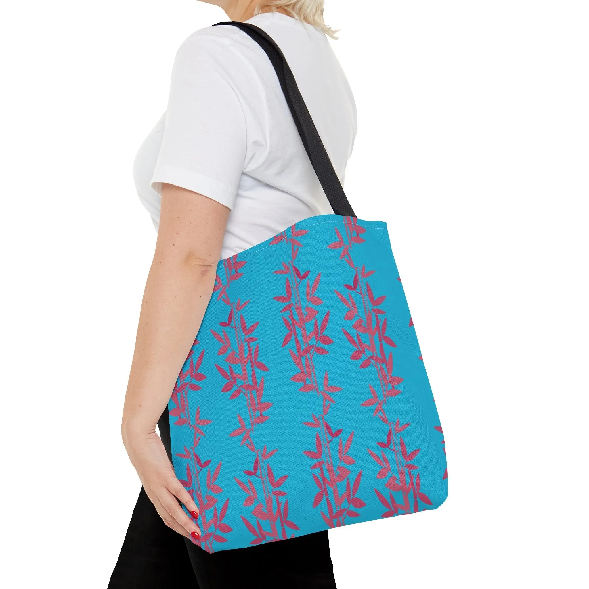 Miniaday Designs Teal Bamboo Tote Bag