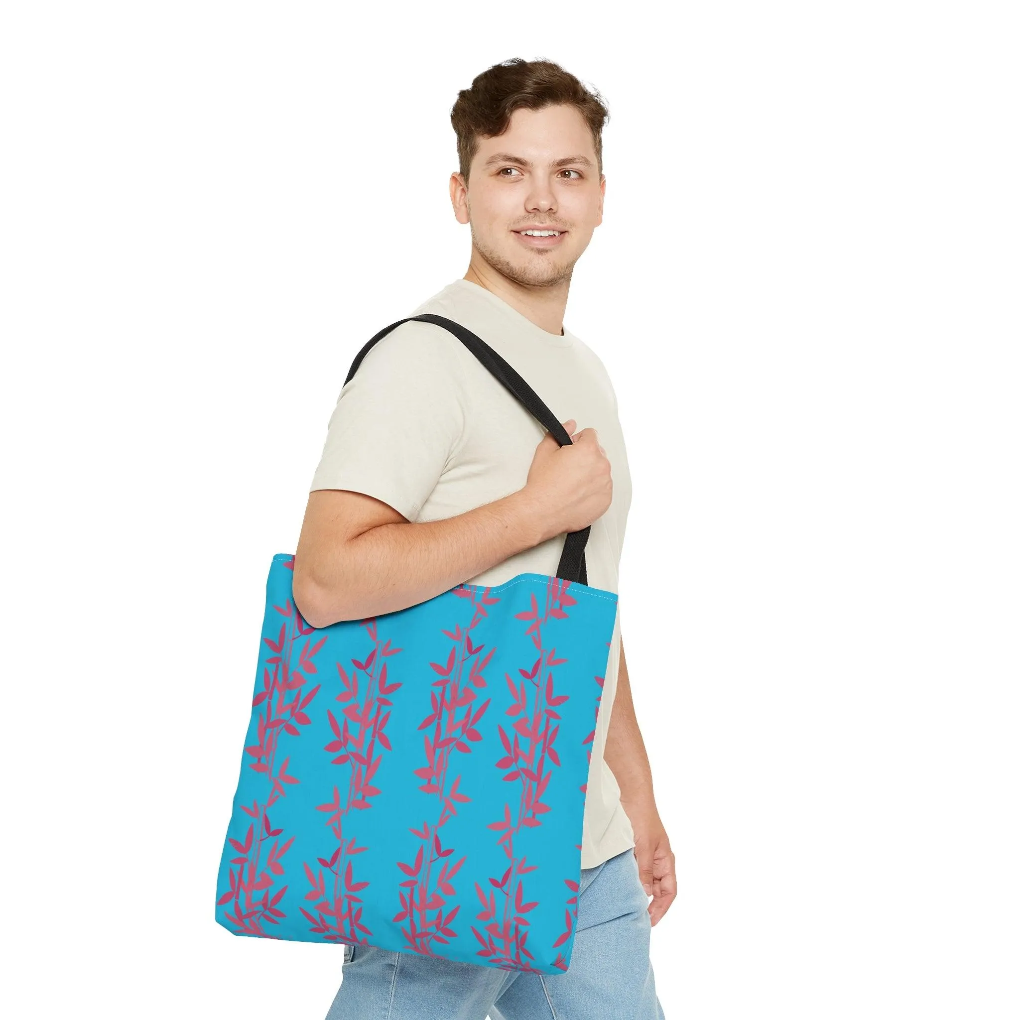 Miniaday Designs Teal Bamboo Tote Bag
