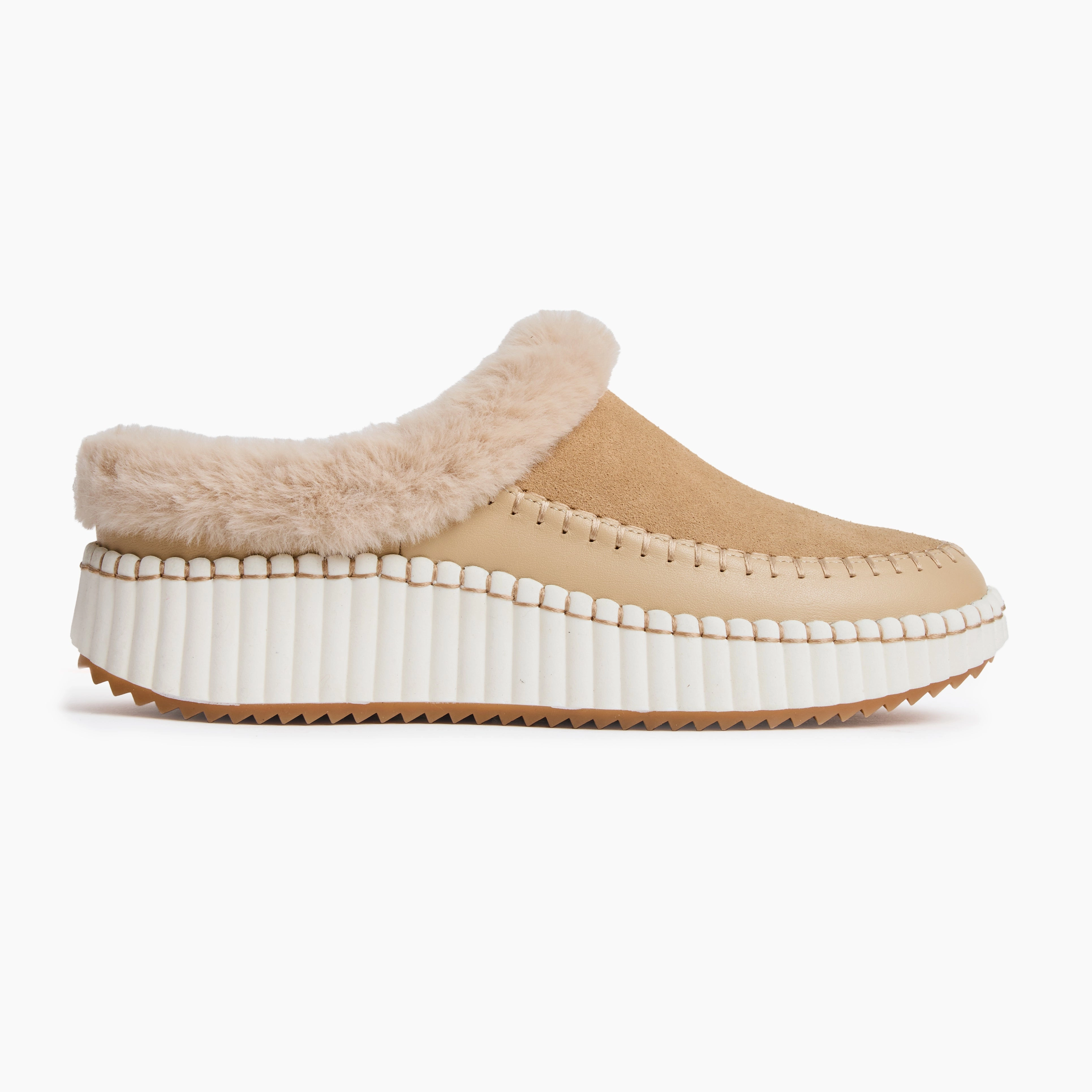 Jolie Suede Slip-On Platform Sneaker Clog Daily Glow