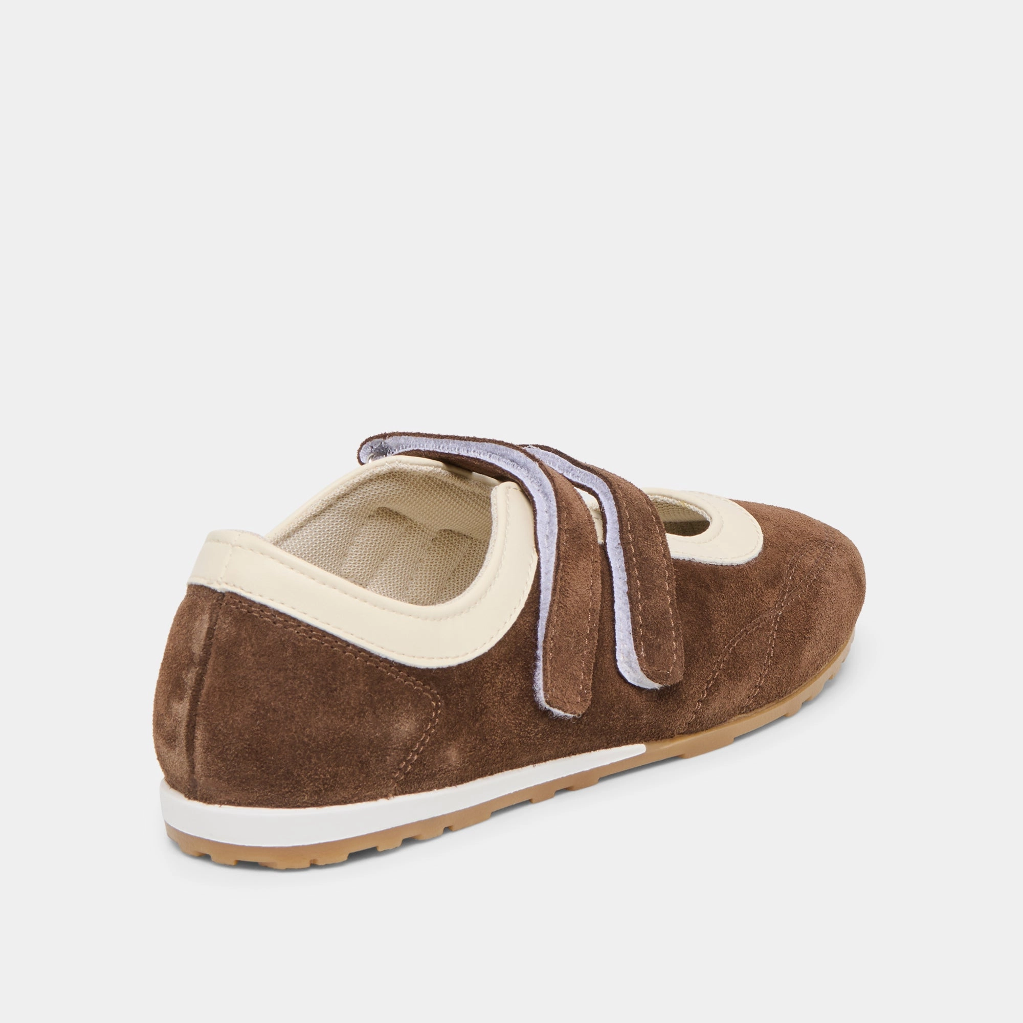 SWAN SNEAKERS DK BROWN SUEDE Washable