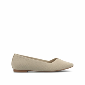 Rain Ready Shock Absorbing MINNAH BALLET FLATS IN KNIT FABRIC Dress Friendly