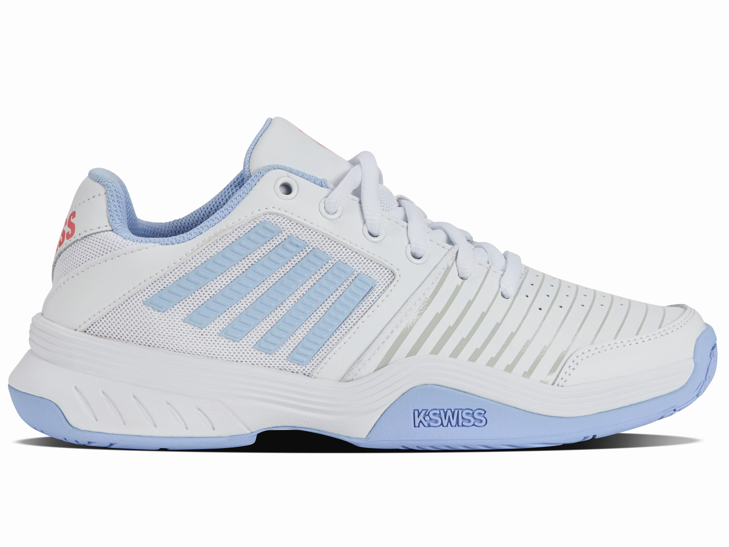 95443-197-M | COURT EXPRESS | WHITE/OPEN AIR/STRAWBERRY ICE Flexible Rocker Sole