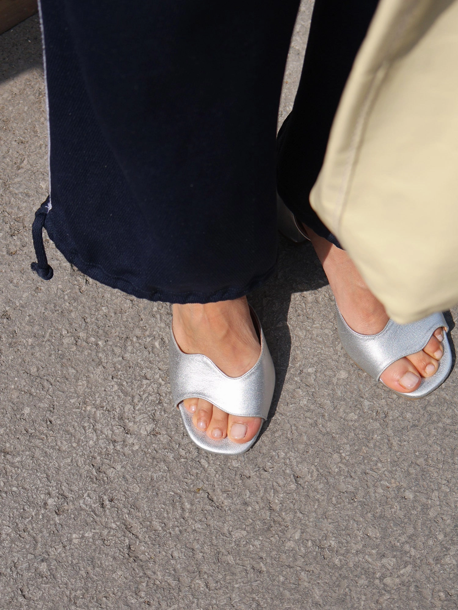 Malaga Silver Heel Luxe Touch